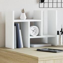 vidaXL Органайзер за бюро, бял, 34, 5x15, 5x35, 5 см, инженерно дърво (848052)