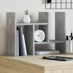 vidaXL Органайзер за бюро бетонно сив 34, 5x15, 5x35, 5см инженерно дърво (848055)