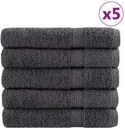 vidaXL Премиум сауна кърпи SOLUND 25 бр антрацит 80x200 см 600 gsm (137171)