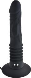 Pipedream Vibrator Ass Fucker, 11 Moduri Vibratiii, Silicon, USB, Negru, 33.8 cm Vibrator