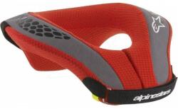 Alpinestars Sequence Ifjúsági fekete-piros-szürke-fuo nyakmelegítő sárga