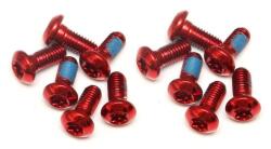 a2z féktárcsa csavar szett, 12 db, T25, M5 x 10 mm, piros