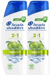 Head & Shoulders Apple Fresh 2az1-ben korpásodás elleni sampon (2x330 ml)