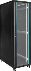 Pulsar RS4261 19" 42U 600x1000 álló rack szekrény, lapra szerelt, fekete (RS4261)