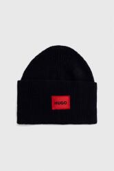HUGO gyapjú sapka - sötétkék Univerzális méret - answear - 18 790 Ft