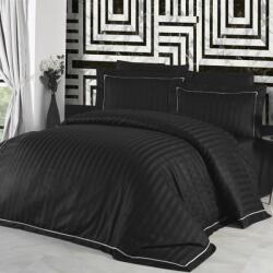 First Choice Lenjerie de pat bumbac satin de lux 6 piese, First Choice, Novel line, Negru