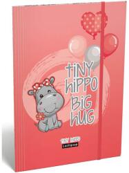 Lizzy Card Tiny Hippo vízilovas gumis mappa A4 - Lizzy Card (LIZ-24130363)