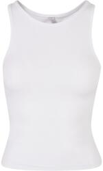 Build Your Brand Top damă Racer Back maiou - Albă | S (BY208-1000343736)