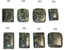 Cabochon Jasp Kambaba Mineral Natural - Oval - Picatura - Dreptunghi - 22-34 x 12-27 x 4-6 mm - 1 Buc