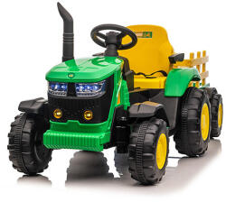 Mamido Gyermek elektromos traktor iparvágány 12V 7Ah zöld (S-HL3388-GREEN) - mamido