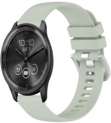 SILICONE Cserélhető szíj a Garmin Vivomove Trendhez, világoszöld