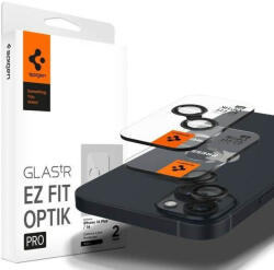 Spigen Optik. Tr kamera iPhone 14/14 Plus EZ FIT objektív 2db fekete fólia AGL05213