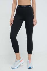 Calvin Klein Performance edzős legging fekete, nyomott mintás - fekete XS