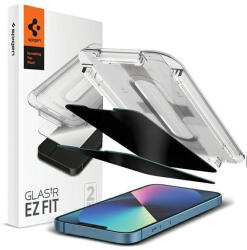 Spigen Glas. TR iPhone 13/13 Pro betekintésvédelem 2db "EZ FIT" AGL03388 edzett üveg
