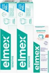 Elmex Sensitive duopack - 2x pastă de dinți 100ml + apă de gură 100ml (IP4831)