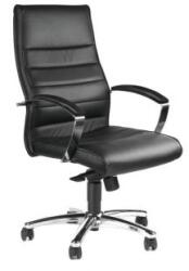 Topstar Scaun de birou TD Lux 10 din piele neagră