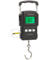 Weiheng A22 cântar digital suspendat până la 75 kg cu contor și termometru
