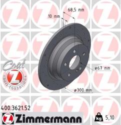 ZIMMERMANN Disc frana ZIMMERMANN SPORT Z 400.3621. 52 (400.3621.52)