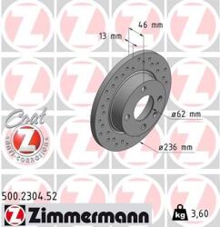 ZIMMERMANN Disc frana ZIMMERMANN SPORT Z 500.2304. 52 (500.2304.52)