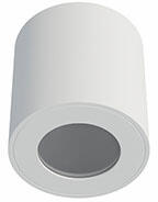 LED Labs Falon kívüli spot lámpatest LUNA, henger, fix, fehér (GU10) - fürdőszobába is (IN-LUNA-B (20-0001-99))