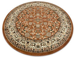 Royal Elegáns Kerek Szőnyeg - Barna - 150 cm