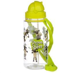 Puckator Kulacs Szívószállal 450 ml, Gyerekeknek - Shaun a bárány