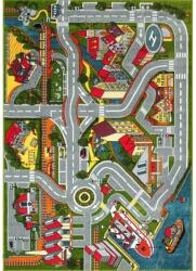 Delta Carpet Covor Dreptunghiular pentru Copii, 120 x 170 cm, Multicolor, Kolibri Model Drumulete 11296/130 (KOLIBRI-11296-130-1217) Covor