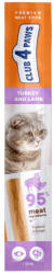 Kormotech Club 4 Paws Cat Sticks - Curcan si Miel - 12g