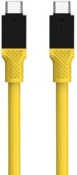 Tactical Fat Man USB-C/USB-C kábel 1 m sárga