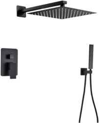  Zuhanycsap szett, Blackswan, M73.45 típus, matt fekete modell, mérete 30 cm