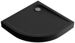 Excellent Sense X félkör alakú zuhanytálca 80x80 cm fekete BREX. 1404080080BLC (BREX1404080080BLC)