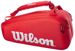 Wilson Tenisz táska Wilson Super Tour 9 Pk - Piros