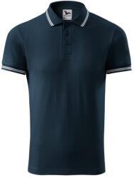 MALFINI Férfi galléros póló Urban - Tengerészkék | 2XL (2190217)