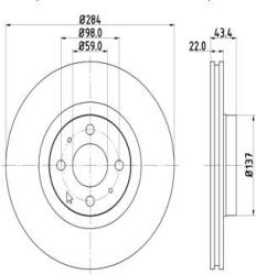 MTR Disc frana MTR 12108578 (12108578) - automobilus