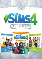 Electronic Arts The Sims 4 Bundle - Get to Work, Outdoor Retreat, Luxury Party Stuff (PC)