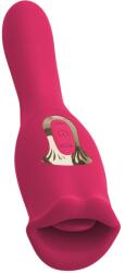 You2Toys Oral Fun Double Vibrator Moving Lips, Vibrating Thong & Shaft Red Vibrator