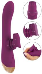 Javida 2 Function Vibrator Vibration & Moving Purple Vibrator