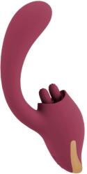 Javida 2 Function Vibrator Vibration & Licking Purple Vibrator