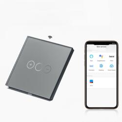 Tosyco Întrerupător dimabil simplu WIFI cu touch (tactil) din sticlă (TOS-CDIMWIFI-Y)