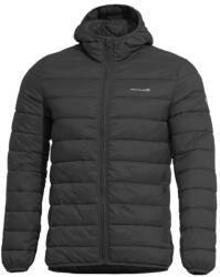 Pentagon férfi kabát kapucnival Aurora, fekete