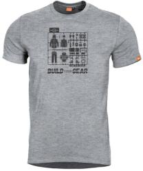 Pentagon Rövid póló Ageron "Build Your Gear", Melange