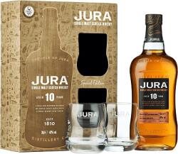 Isle of Jura 10 years 0, 7 40% pdd. + 2 pohár (0, 7 L)