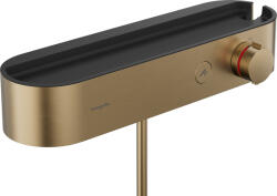 Hansgrohe ShowerTablet Select, termosztatikus zuhanycsaptelep 400 falra, szálcsiszolt bronz, HAN-24360140 (HAN-24360140)