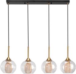 Toolight Szerszámlámpa - Függeszték 4xG9 60W APP899-4CP, fekete-arany, OSW-03202 (OSW-03202)