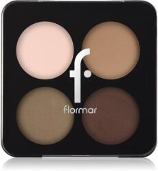 Flormar Color Eyeshadow Palette палитра сенки за очи цвят 004 Swiss Chocolate 6 гр