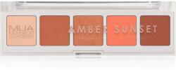 MUA Makeup Academy Professional 5 Shade Palette szemhéjfesték paletta árnyalat Amber Sunset 3, 8 g