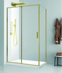 Fluminia Cabină de duș Fluminia, Petra Gold, 120 x 90 cm, brushed gold (S20RE01BG 120X90)
