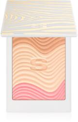 Sisley Phyto-Touche Sun Glow Powder arcpirosító ecsettel árnyalat Pêche Dorée 11 g