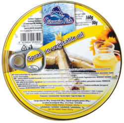 Silvania Sprotni növényi olajban tépőzáras -160g