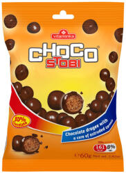 Choco Stobi tejcsokoládéval bevont extrudált kekszdrazsé - 60 g - kamraellato